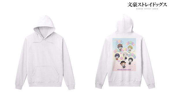 文豪ストレイドッグス 集合 POPOON バックプリントパーカー メンズ XXL[アルマビアンカ]《在庫切れ》