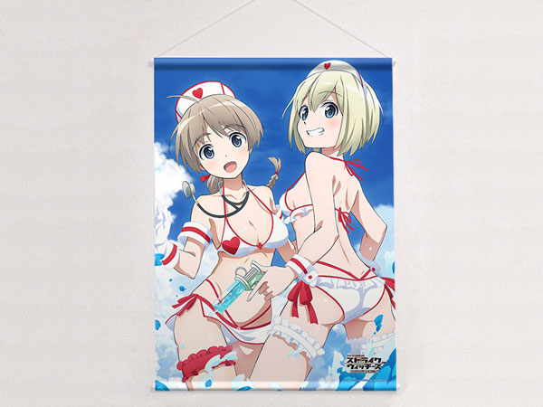 第501統合戦闘航空団ストライクウィッチーズ ROAD to BERLIN B2タペストリー(リネット＆エーリカ)[カーテン魂]《在庫切れ》