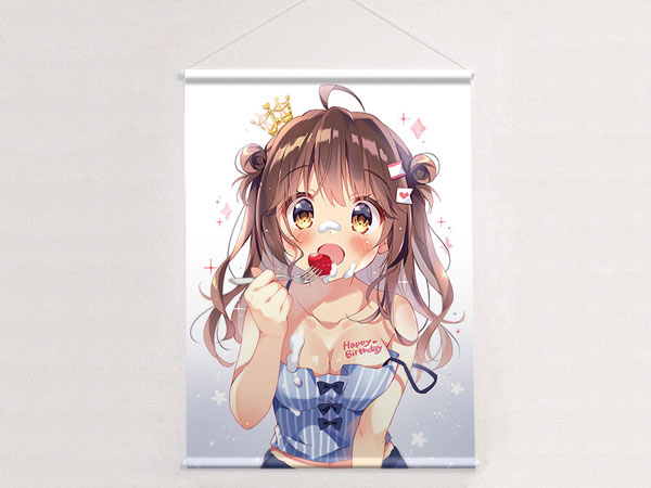 カーテン魂 ぱん 描き下ろしB2タペストリー ここあ ぱんのみみ ぱん