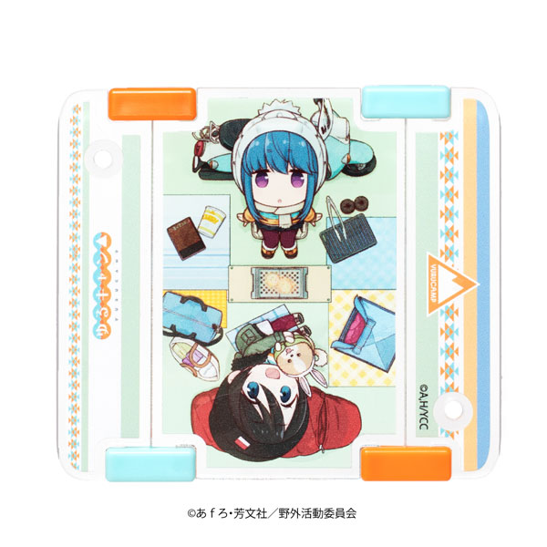 ゆるキャン△ つなぐアクリルキーホルダー 志摩リン＆斉藤恵那[ひろめ