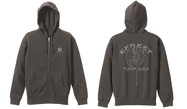 衣類　五河琴里(灼爛殲鬼/カマエル) ジップパーカー チャコール Lサイズ 「デート・ア・ライブIV」 五河琴里『灼爛殲鬼＜カマエル＞』 ジップパーカー [デート・ア