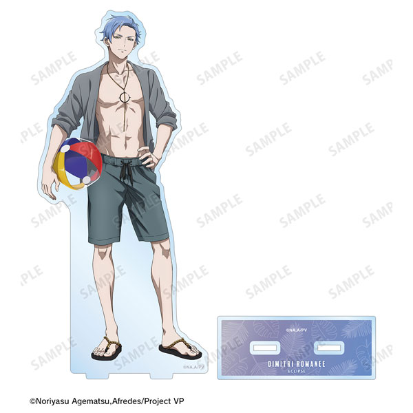 TVアニメ『ヴィジュアルプリズン』 描き下ろしイラスト ディミトリ・ロマネ 水着ver. BIGアクリルスタンド[アルマビアンカ]《在庫切れ》