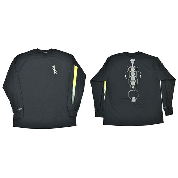サイバーパンク エッジランナーズ ロングTシャツ DavidのBackbone Cyberware Black [XL][グッドスマイルカンパニー]《１１月予約》