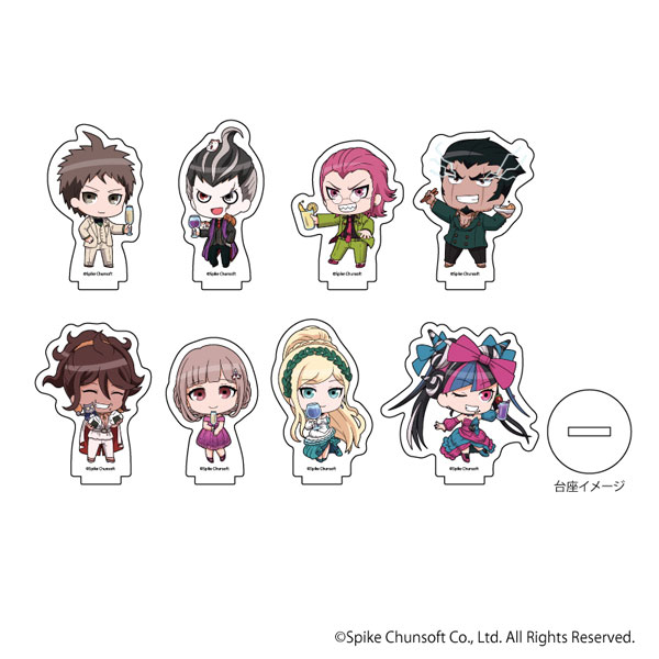 アクリルぷちスタンド「ダンガンロンパ1・2 Reload」19/ミニキャラ 8個