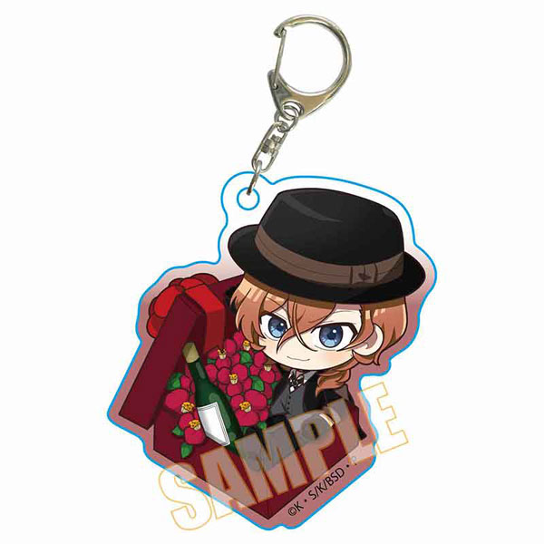 フラワーボックスアクリルキーホルダー 文豪ストレイドッグス/中原中也（再販）[ベルハウス]《発売済・在庫品》