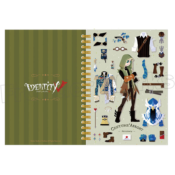 Identity V リングノート Costume Assort 2 傭兵 フロンティアワークス 12月予約 Identity V リングノート Costume Assort 2 傭兵 フロンティアワークス 12月予約