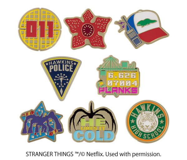 Stranger Things ピンズコレクション 8個入りBOX[エンスカイ]《発売済・在庫品》