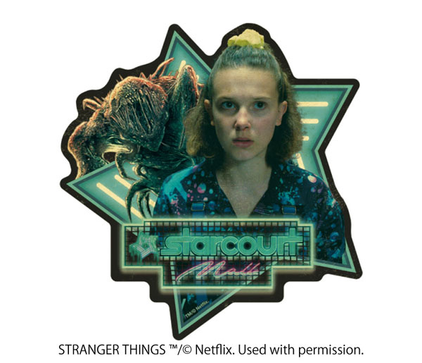 Stranger Things トラベルステッカー (1)STARCOURT MALL[エンスカイ