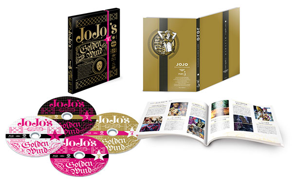 BD ジョジョの奇妙な冒険 黄金の風 Blu-rayBOX2 初回仕様版[ワーナーブラザースジャパン]《在庫切れ》
