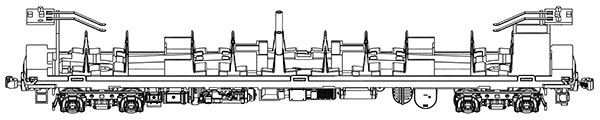 TW-K20-DT19T キハ20系用トレーラーユニット(DT19)前灯・標識灯用LED基板付[トラムウェイ]《夏月予約》