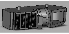 TW-DC016 放熱器4(灰)・2個入り[トラムウェイ]《在庫切れ》