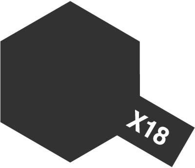 エナメル X-18 セミグロスブラック[タミヤ]《在庫切れ》