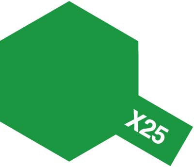 エナメル X-25 クリヤーグリーン[タミヤ]《在庫切れ》