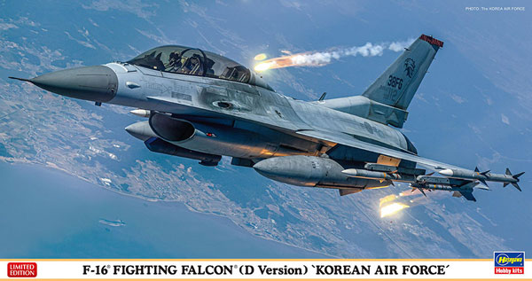 1/48 F-16 ファイティング ファルコン (D型) “韓国空軍” プラモデル[ハセガワ]《０９月予約》