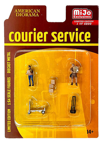 1/64 Figure Set - Courier Service[Tarmac Works]《発売済・在庫品》