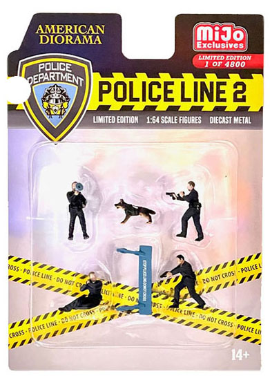 1/64 Figure Set - Police Line 2[Tarmac Works]《発売済・在庫品》