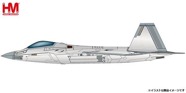 【中古】1/72 F-22 ラプター “第422試験評価飛行隊 クローム塗装”[ホビーマスター]