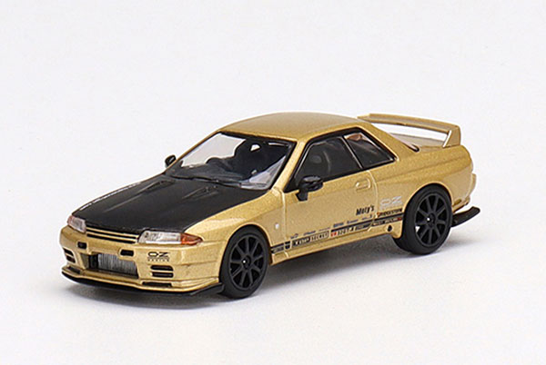 1/64 Top Secret Nissan スカイライン GT-R VR32 Top Secret Gold (右ハンドル)日本限定[MINI GT]《１０月予約》