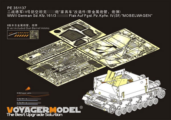 1/35 WWII ドイツIV号対空戦車 3.7cm Flak メーベルワーゲンベーシック