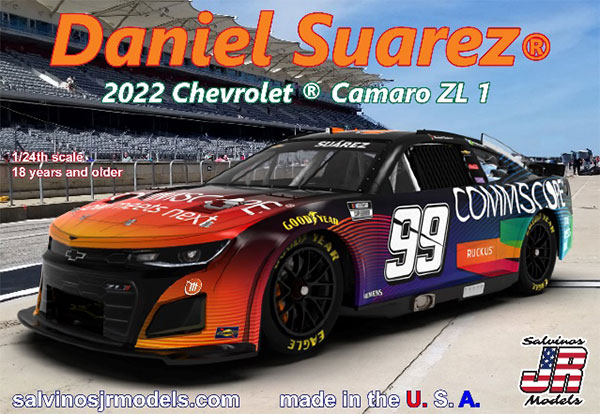 1/24 NASCAR 2022 カマロ ZL1 トラックハウス・レーシング 「ダニエル・スアレズ」 プラモデル[Salvinos JR Models]《０９月予約》