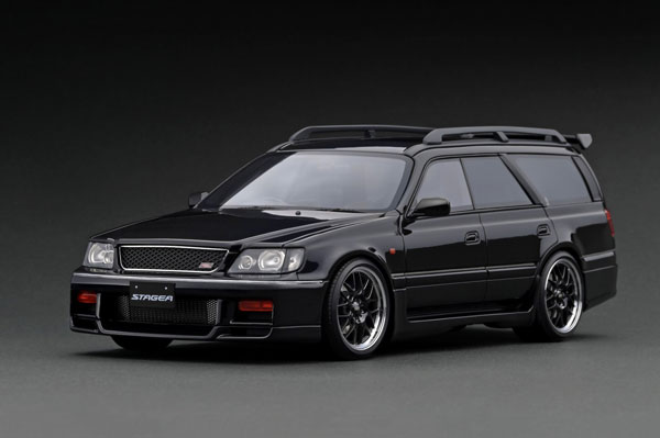 1/18 Nissan STAGEA 260RS (WGNC34) Black[イグニッションモデル]《０２月予約》