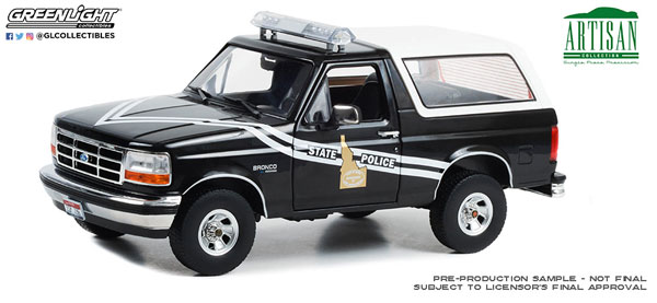 1/18 Artisan Collection - 1996 Ford Bronco - Idaho State Police[グリーンライト]《在庫切れ》