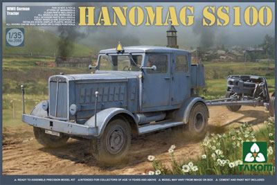 1/35 ドイツ軍トラクター ハノマ-グ SS100 プラモデル（再販