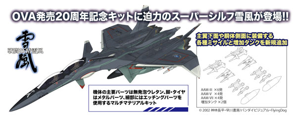 1/72 戦闘妖精雪風 スーパーシルフ雪風 AAM-III/AAM-VIIミサイル