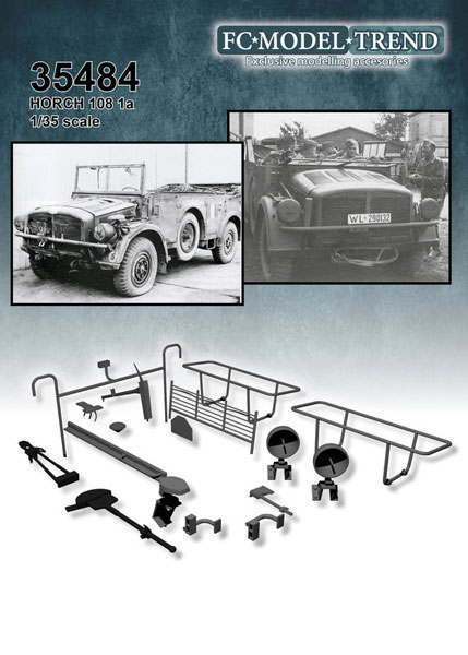 1/35 ホルヒタイプ1a用ディテールアップセット[FC★ MODEL]《在庫切れ》