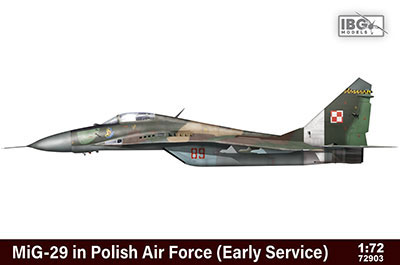 1/72 ポーランド空軍・ミコヤンMiG-29ファルクラム戦闘機・初期仕様 プラモデル[IBG]《１１月予約》