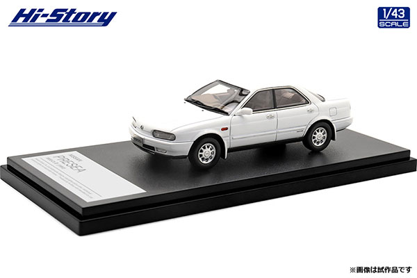 402-198 Hi-Story 1/43 日産 PRESEA 1800 Ct 1/43 NISSAN PRESEA 1800 Ct.II (1990) クリスタルホワイト[ハイ