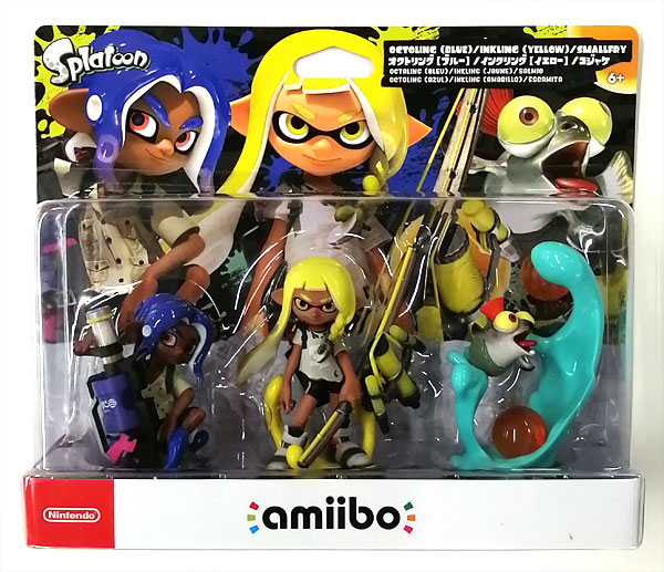 トリプルセットamiibo スプラトゥーン イイダ ヒメ オクトリング