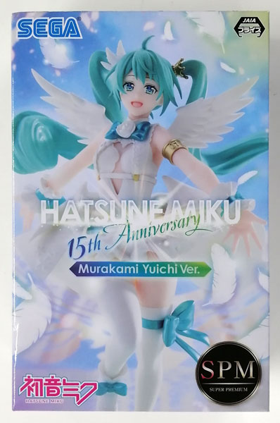 【中古】初音ミクシリーズ スーパープレミアムフィギュア“初音ミク 15th Anniversary”村上ゆいちVer. (プライズ)[セガ]