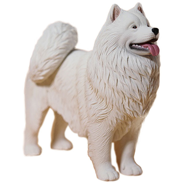 フィギュア　サモエド A 1/6 レジン製塗装済み完成品 Amazon.co.jp: BACALYSO | JXK 1/6 サモエド 犬 ワンコ イヌ