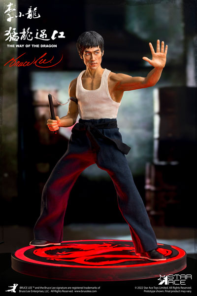 新品　1/6　ブルース・リー　スタチューフィギュア ブルース・リープレミアコレクション80周年記念スタチュー（1/6