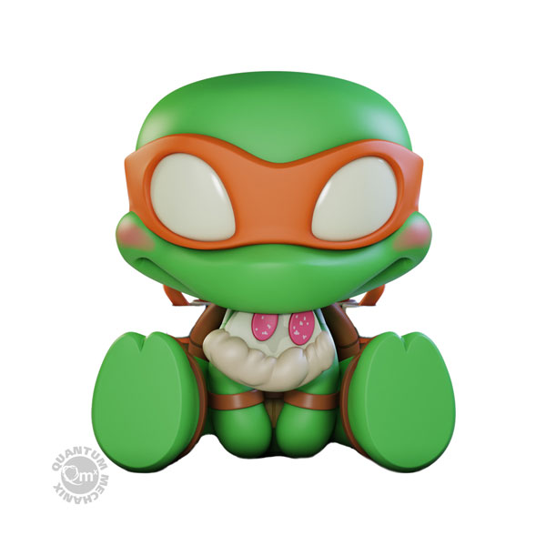 TMNT ティーンエイジ・ミュータント・ニンジャ・タートルズ/ ミケランジェロ アドーカブルズ フィギュア[クアンタム・メカニックス]《在庫切れ》
