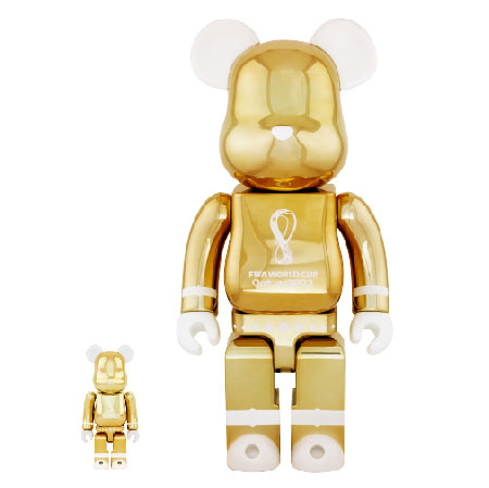 BE＠RBRICK - FIFA WORLD CUP QATAR 2022 (TM) OLP GOLD 100％ ＆ 400