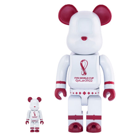 BE＠RBRICK WORLD CUP 2022 WHITECHROMEキャラクターその他