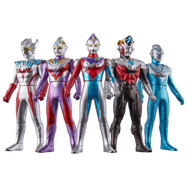 【中古】(本体A/箱B)ウルトラマン ウルトラヒーローシリーズ EX 栄光のニュージェネレーションヒーローズセット3[バンダイ]《発売済・在庫品》