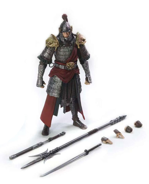 【開封品】中華剣士 DAWN OF KINGDOMS 中華剣士(金) 1/12スケール可動フィギュア