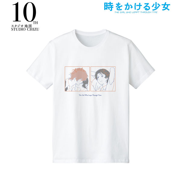時をかける少女 真琴と千昭 lette-graph Tシャツ レディース XXL[アルマビアンカ]《在庫切れ》