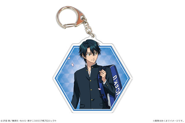 新テニスの王子様 テニプリ 越前リョーマ アクリルクリアタグ キーホルダー 原画 越前リョーマ アクリルつままれ [新テニスの王子様