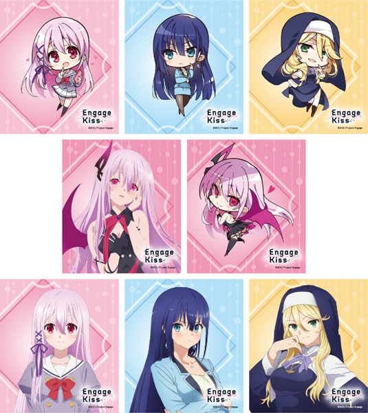 TVアニメ「Engage Kiss」 ランダムミニ色紙 8個入りBOX[サンプラス]《在庫切れ》