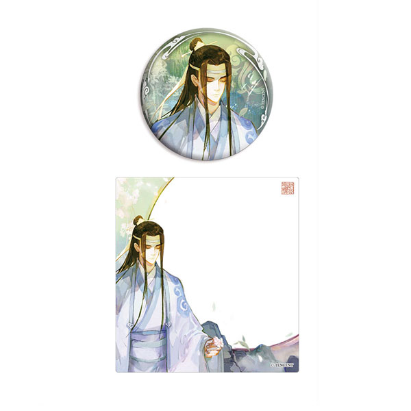 アニメ「魔道祖師」 缶バッジ クリア写フレームセット 藍忘機[艾漫]《在庫切れ》