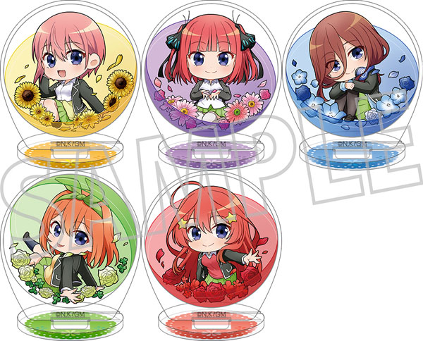 五等分の花嫁 ちゅあスタ ミニチュアアクリルスタンドコレクション 5個