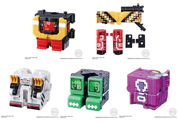 動物戦隊ジュウオウジャー ミニプラ 動物合体シリーズ02 ジュウオウワイルド 全5種セット