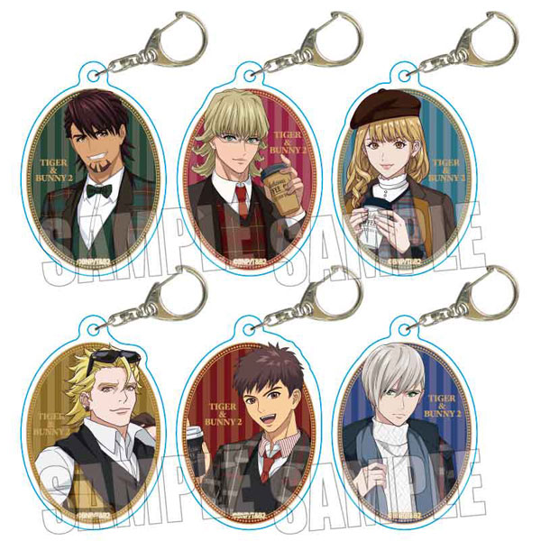 トレーディングアクリルキーホルダー TIGER ＆ BUNNY 2 ブリティッシュファッションver. 6個入りBOX[ベルハウス]《在庫切れ》