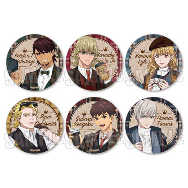 トレーディング缶バッジ TIGER ＆ BUNNY 2 ブリティッシュファッションver. 6個入りBOX[ベルハウス]《在庫切れ》