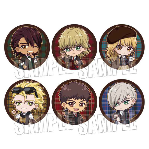 トレーディング缶バッジ(デフォルメ) TIGER ＆ BUNNY 2 ブリティッシュファッションver. 6個入りBOX[ベルハウス]《発売済・在庫品》