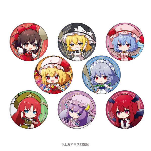 缶バッジ「東方紅魔郷」02/フォトきゃら 8個入りBOX[A3]《在庫切れ》